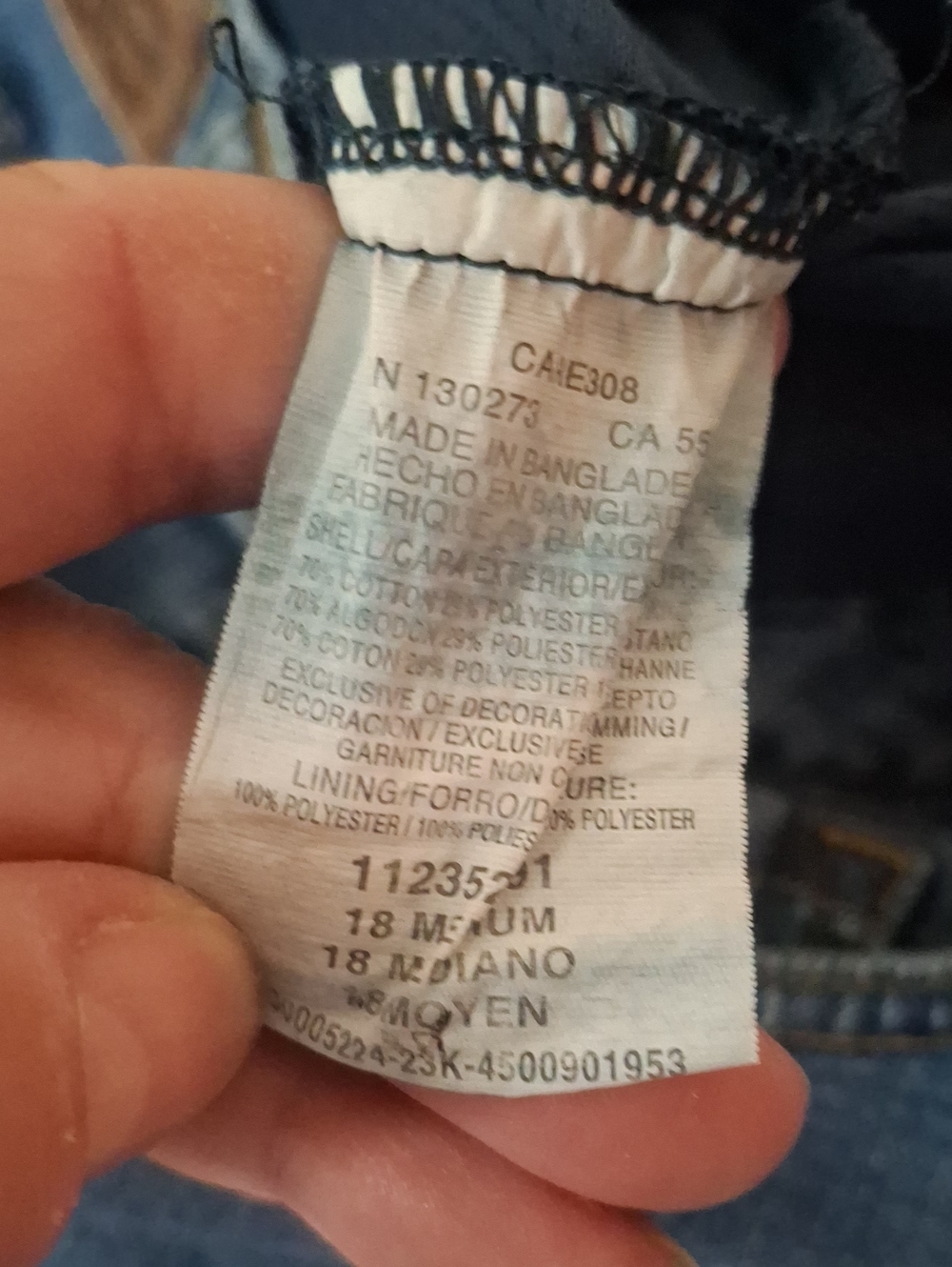 Lee Women's Denim Skort Waist 18 - Picture 4 of 7